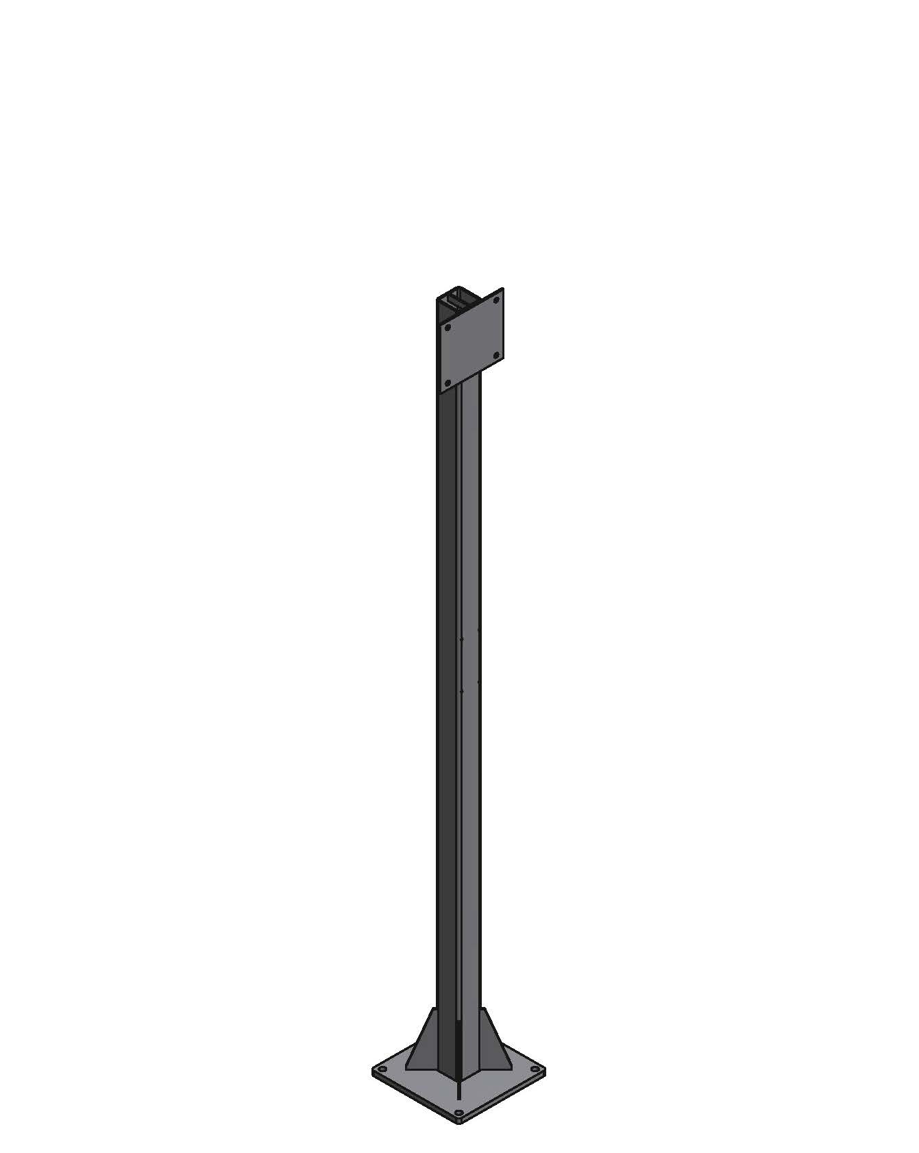 Standsäule für Absaugarm